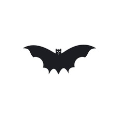 Bat ilustration logo