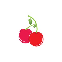 Cherry logo vector