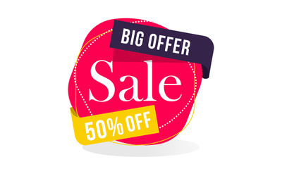 A Big offer super sale off vector background