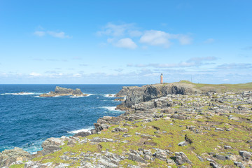 Fototapeta na wymiar Butt of Lewis Lighthouse, Isle of Lewis, Scotland.