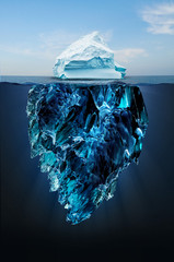 Diamond Iceberg - obrazy, fototapety, plakaty