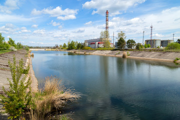Obraz premium Lake in Chernobyl