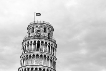 The Leaning Tower of Pisa, Italy.