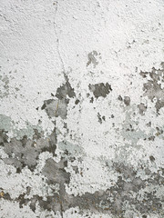 Stucco cracked on the wall as abstract background