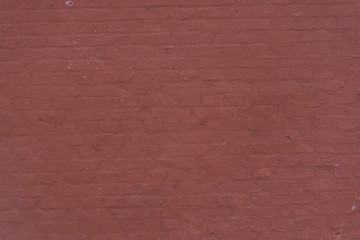 Gestrichene Backsteinwand