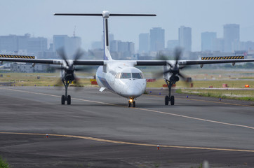 空港の飛行機