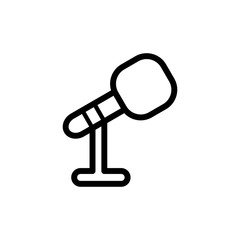 microphone icon trendy