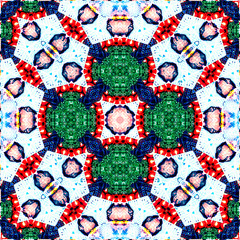 Geometric and abstract background texture design, futuristic background pattern, colorful kaleidoscope background and islamic ottoman art