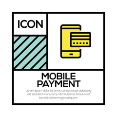 MOBILE PAYMENT ICON CONCEPT