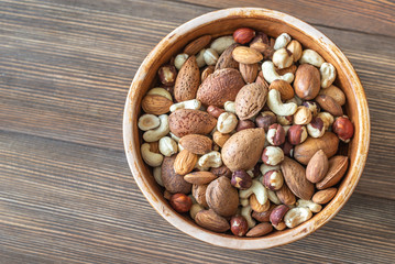 Bowl of nuts