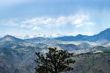 view of mountains