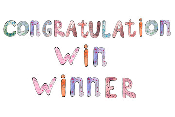 Watercolor illustration.