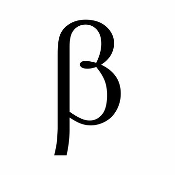 Black Beta symbol