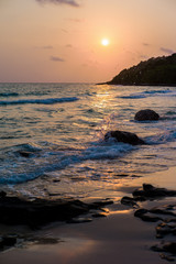 Fototapeta premium sunset on the beach at Koh Kood Thailand