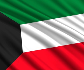 Obraz premium 3d waving flag