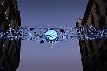City christmas decoration