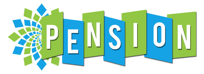 Pension Circular Professional Green Blue 