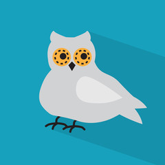 cute owl icon- vector illustration