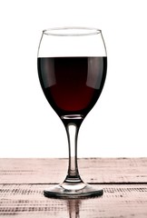  Wine glass, white background