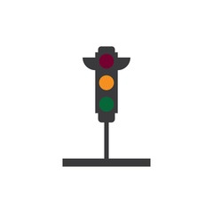 Traffic logo template icon design