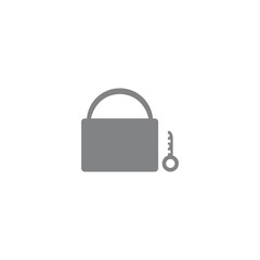 Lock logo template vector icon design