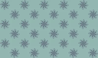 Gordijnen Seamless Dark pattern background © LeoSubtle
