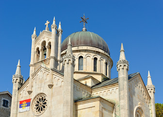 Fototapeta premium Church of Archangel Michael, Herceg Novi, Montenegro