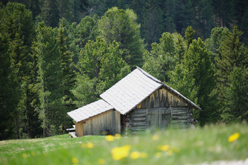 Beautiful landscape of South Tirol Italy