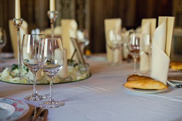 elegant table setting