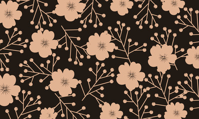 Obraz premium Colorful Flower Pattern Background
