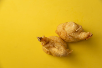 Spanish tapa, prawns with raincoat