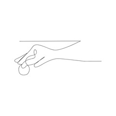 continuous line drawing of hand with coin money. isolated sketch drawing of hand with coin money line concept. outline thin stroke vector illustration