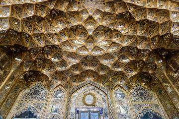 Chehel Sotoun (Chihil Sutun or Chehel Sotoon)  Forty Columns  pavilion in Isfahan, Iran