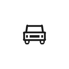 Car icon. City transport sign