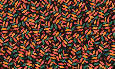 Colorful Floral Pattern Background