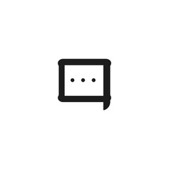 Obraz premium Comment icon. Message speech symbol