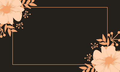 Flower Frame Background
