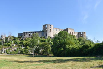 The landmark Borgholm Castle in Sweden