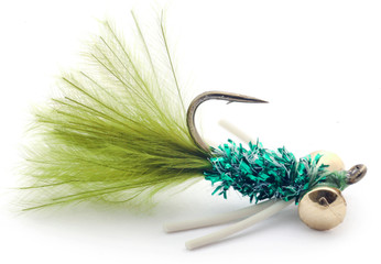 Fishing fly with hook hand made