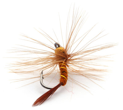 Fishing fly with hook hand made