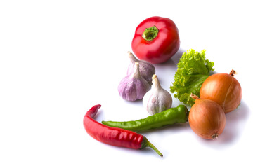 vegetable mix of garlic, onions, tomatoes and herbs, an excellent choice for eco juices