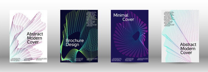 Cover design template set 