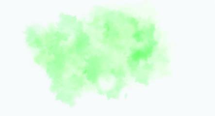 Green watercolor background for your design, watercolor background concept, vector.