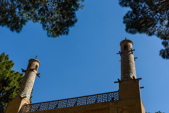 Monar Jonban shaking minarets in Isfahan, Iran