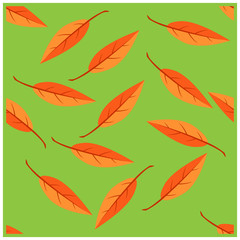 simple seamless pattern a leaf design vector