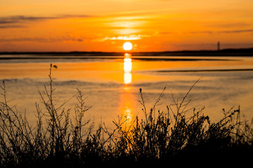 coucher de soleil	