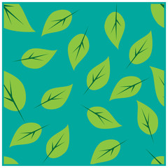 simple seamless pattern a leaf design vector