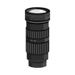 Vector design of flashlight and battery symbol. Collection of flashlight and light stock symbol for web.