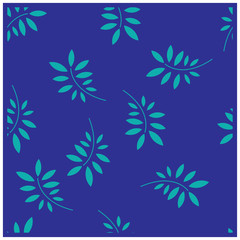 simple seamless pattern a leaf design vector