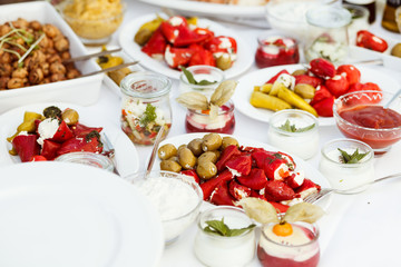 Essen am Buffet